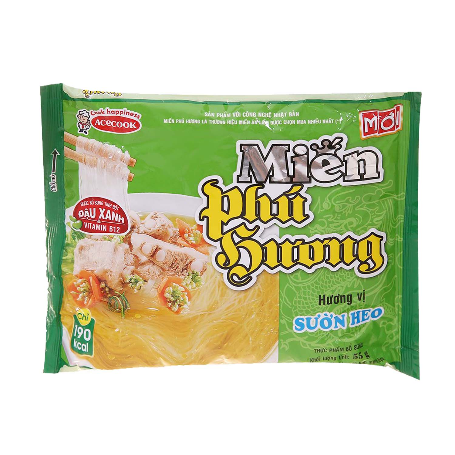 Acecook Spare Ribs Artificial Flavoured Instant Vermicelli 56g