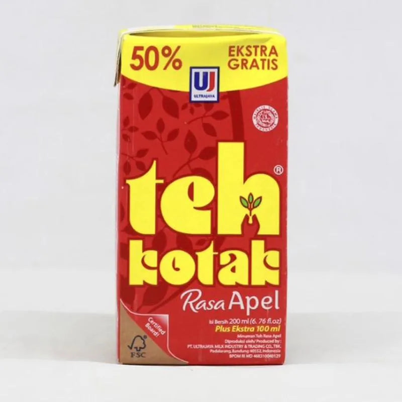Ultra Teh Kotak Jasmine Tea Drink with Apple Flavour 6*330ml