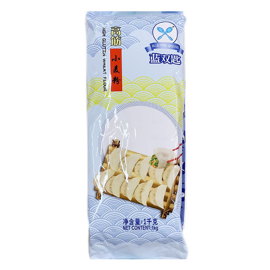 Blue Twin Spoons High Gluten Wheat Flour 1kg