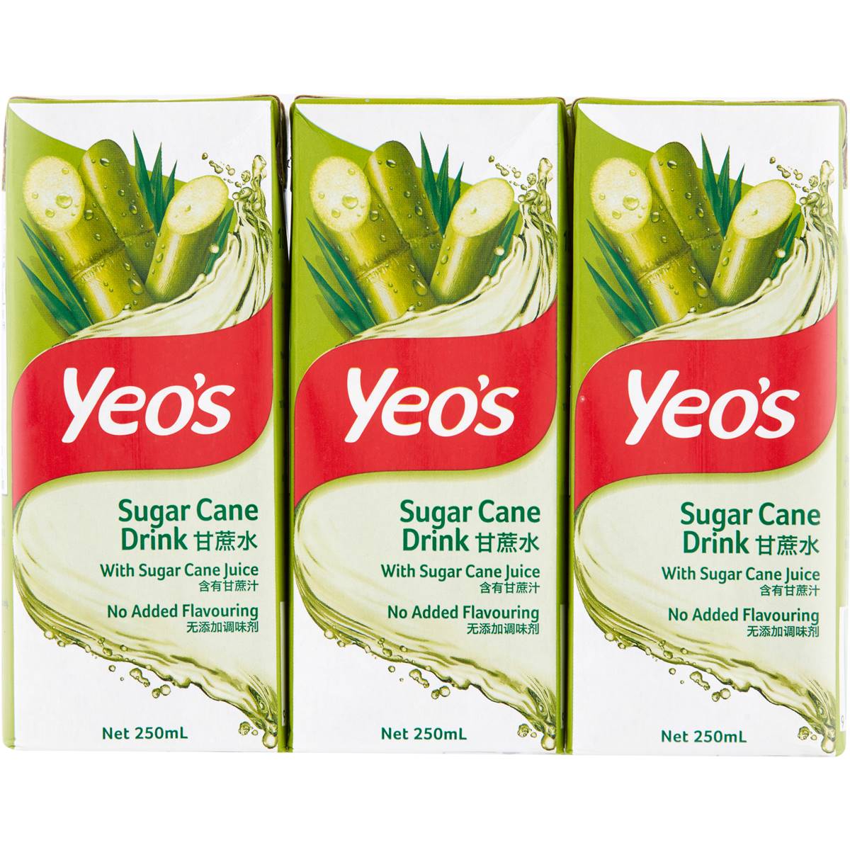 Yeo's Sugar Cane Drink 6*250ml