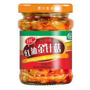 Huichuan Chilli Oil Enoki Mushroom 145g