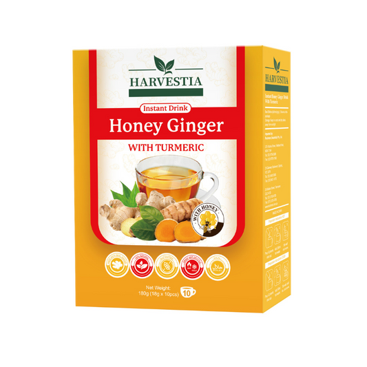 Harvestia Instant Drink Honey Ginger With Turmeric 10p