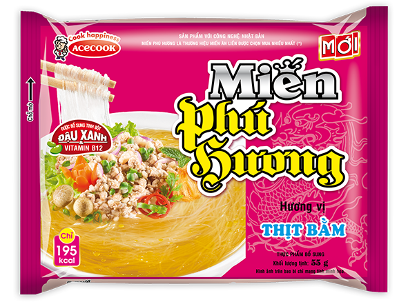 Acecook Minced Pork Artificial Flavour Instant Vermicelli 57g