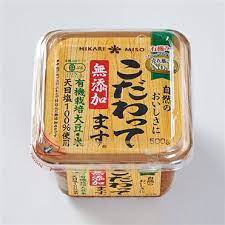 Hikari Kodawattemasu Miso - Organic Soybean Miso Paste 500g