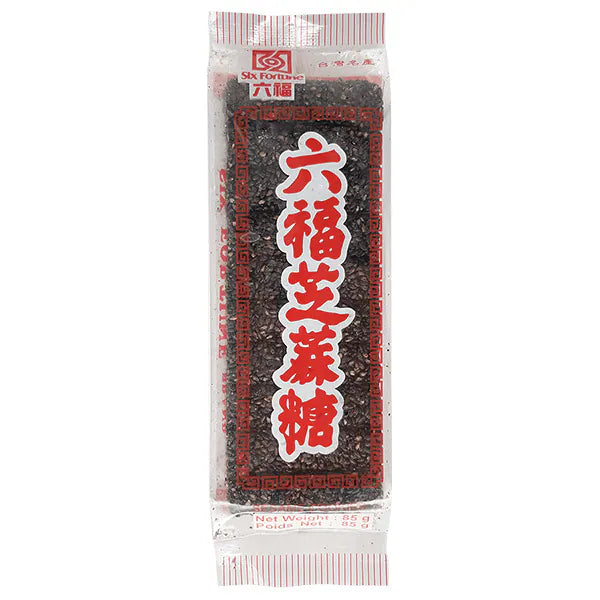 Six Fortune Black Sesame Cookies 85g