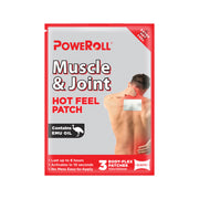 PoweRoll Muscle and Joint Patch Hot 3 Patches