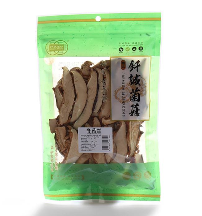 Golden Bai Wei Dried Slice Mushroom 100g