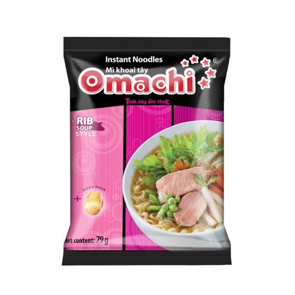 Omachi Rib Soup Style Instant Noodles 79g