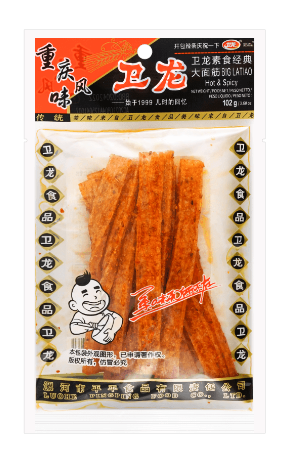 Wei Long Big Latiao Spicy Strips 102g