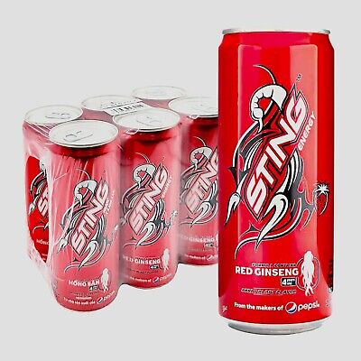 Sting Energy Drink Red Ginseng + Strawberry 320ml*6