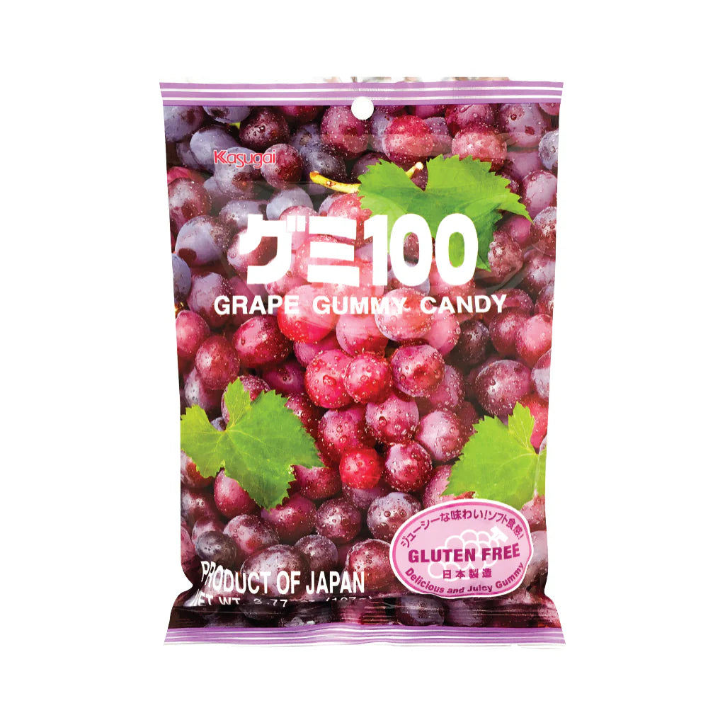 Kasugai Grape Gummy Candy 107g