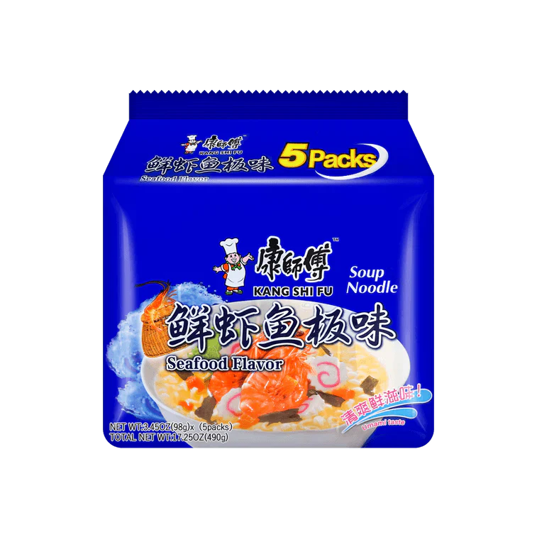 Kang Shi Fu Seafood Flavour Instant Noodles 5p