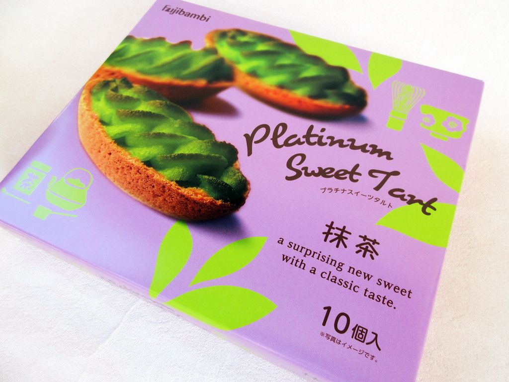 Fujibambi Matcha Flavour Platinum Sweet Tart 10 pieces