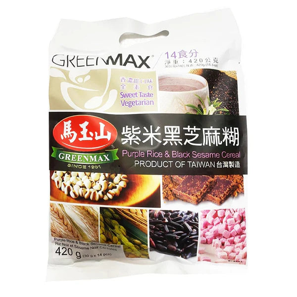 Greenmax Purple Rice and Black Sesame Cereal 30g*14