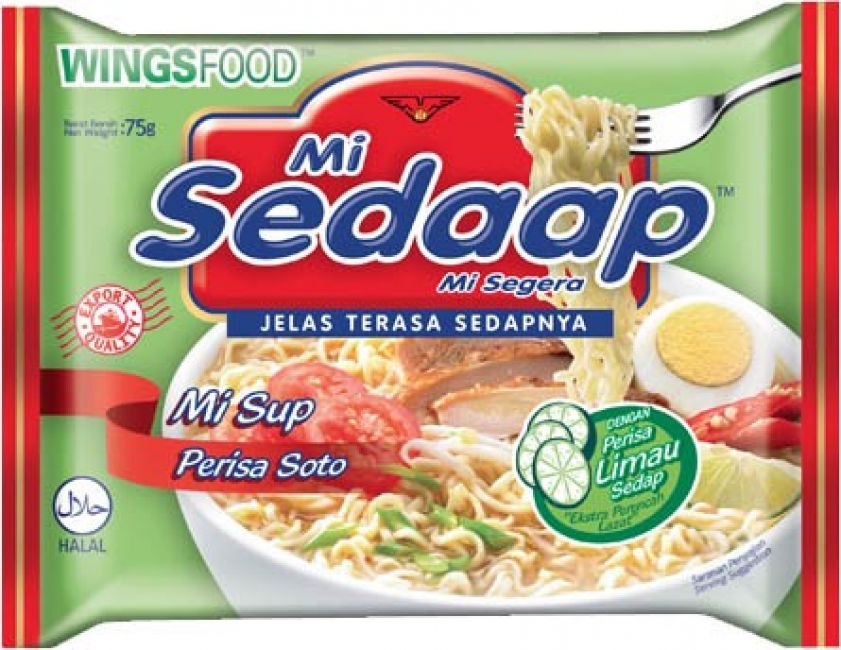 Wingsfood Mi Sedaap Perisa Soto Flavour Instant Noodles 75g*5