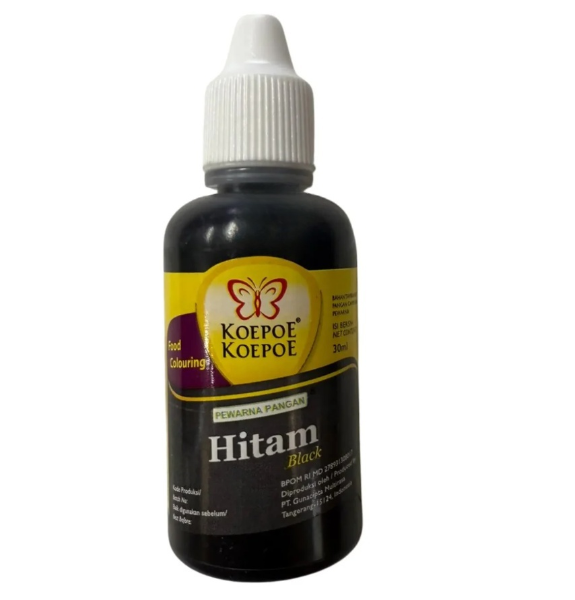 Koepoe Koepoe Pewarna Makanan Hitam (Black) Food Colouring 30ml