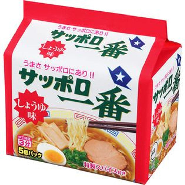 Sapporo Ichiban Shoyu Flavour Ramen 5P