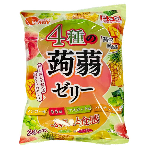 Wany Assorted Fruit Flavours Konjac Jelly 24p