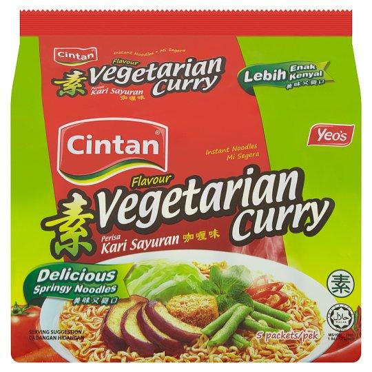 Cintan Vegetarian Curry Flavour Instant Noodles 5p