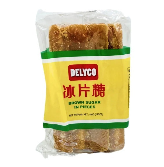 Delyco Brown Sugar In Pieces 400g