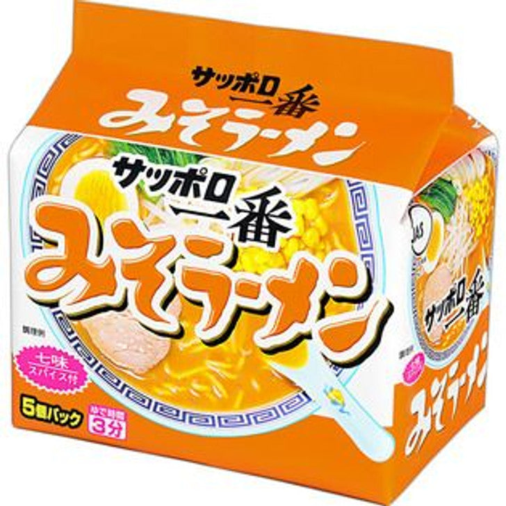 Sapporo Ichiban Miso Flavour Ramen 5P