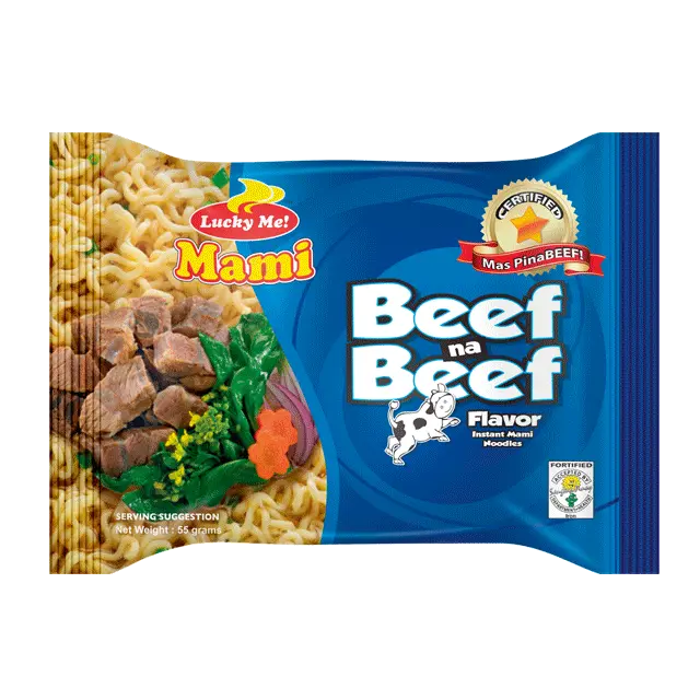 Lucky Me Beef Flavour Instant Noodles 6 Packs