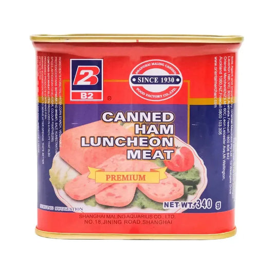 B2 Canned Premium Ham Luncheon Meat 340g