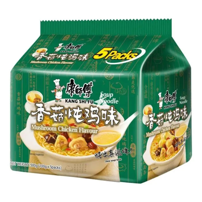 Kang Shi Fu Mushroom Chicken Flavour Instant Noodles 5p