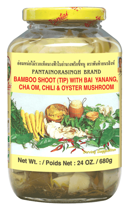 Pantai Bamboo Shoot Tips with Bai Yanang Cha Om, Chilli & Oyster Mushroom 680g