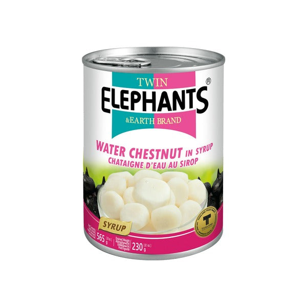 Twin Elephants Water Chestnut In Water 565g