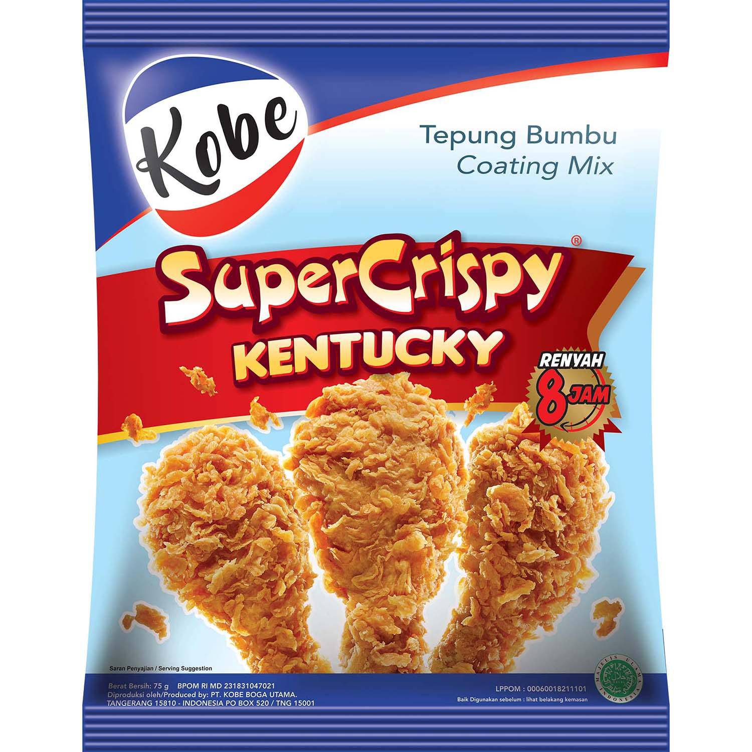 Kobe Super Crispy Kentucky Tepung Bumbu Coating 75g