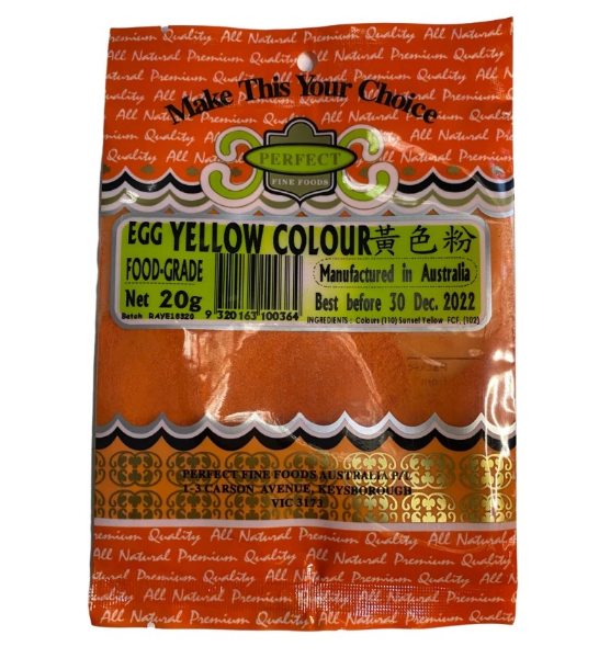 Perfect Fine Foods Egg Yellow Colour 20g