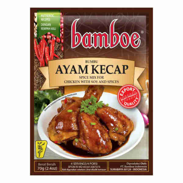 Bamboe Bumbu Ayam Kecap (Chicken with Soy and Spices) 70g