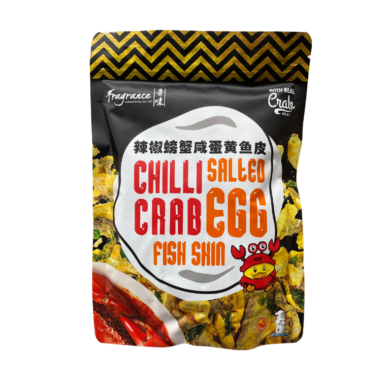 Fragrance Chilli Crab Flavour Salted Egg Fish Skin 70g