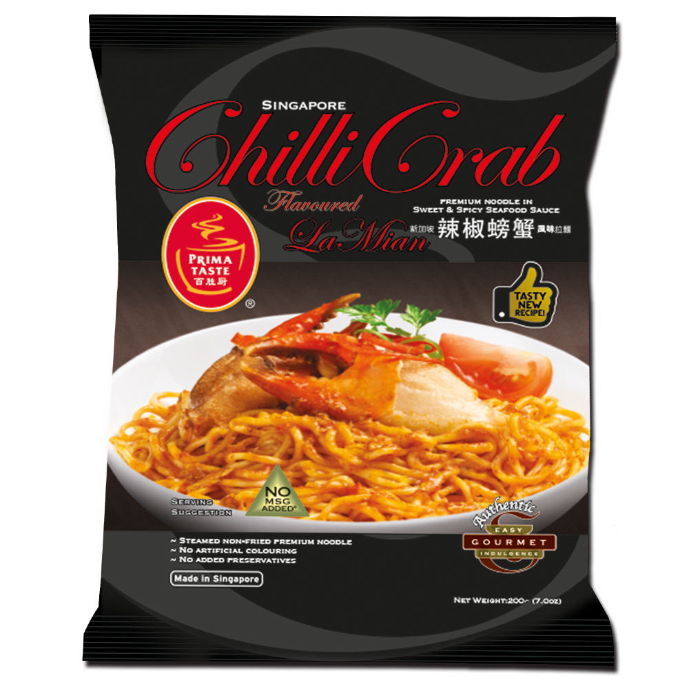 Prima Taste Singapore Chilli Crab Flavoured La Mian 200g