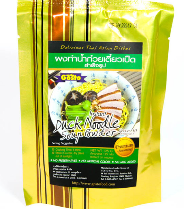 Gosto Instant Duck Noodle Soup Powder 125g