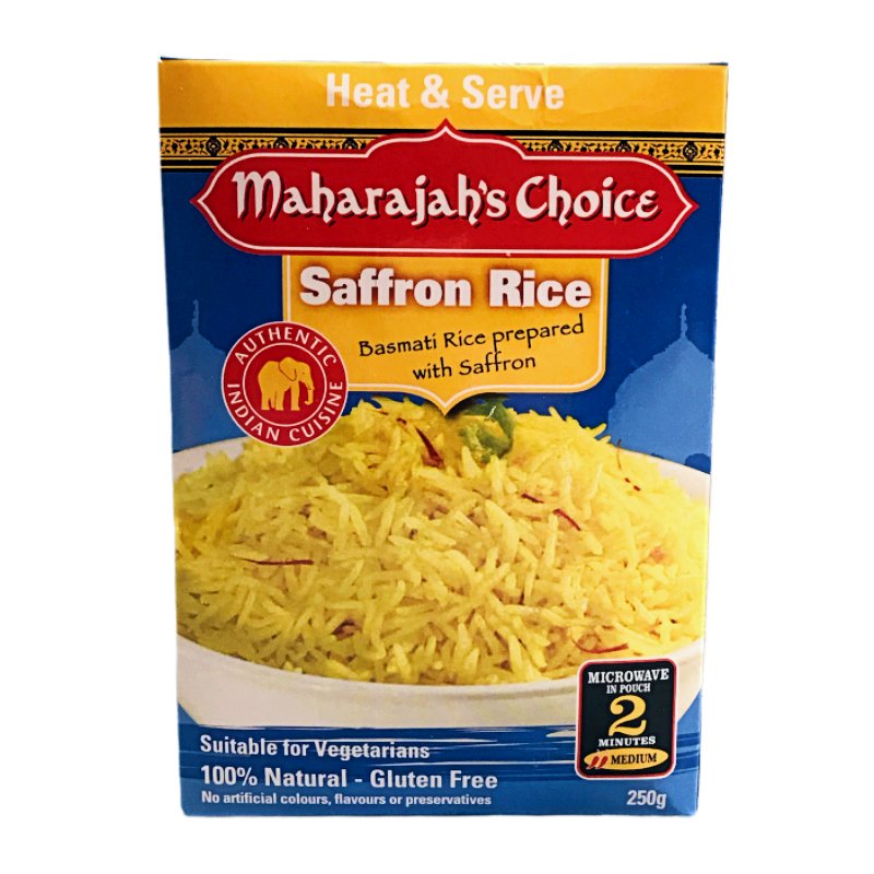 Maharajah's Choice Saffron Rice Ready Meal 250g