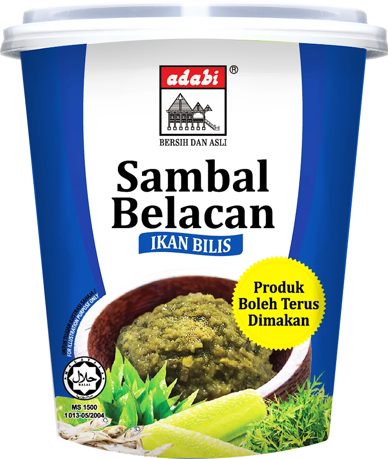 Adabi Sambal Belacan Ikan Bilis 180g