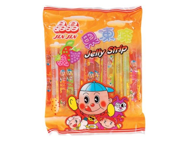 Jin Jin Assorted Flavour Jelly Strips 470g