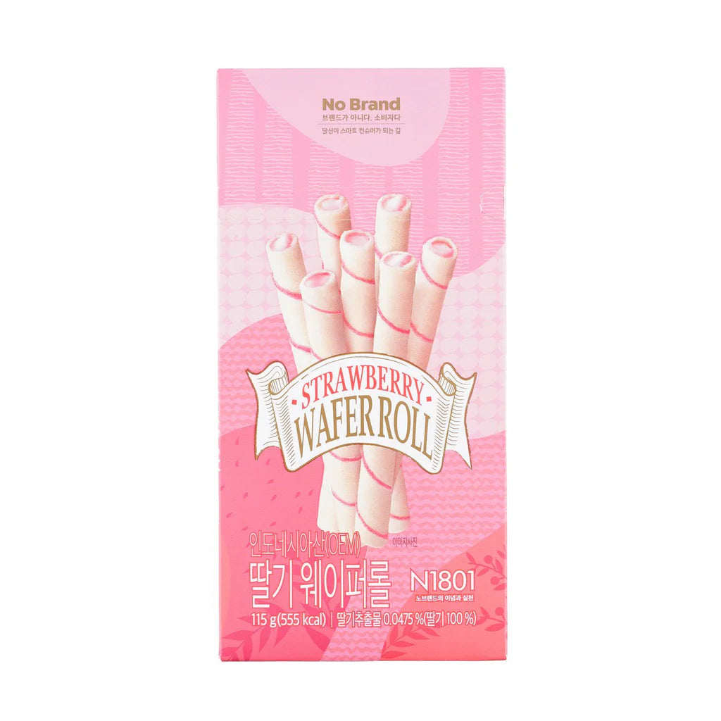 No Brand Strawberry Wafer Roll 115g (Best Before: 03-12-2026)