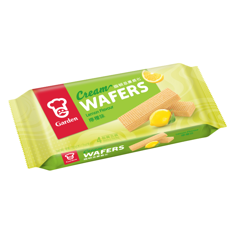 Garden Lemon Flavour Wafers Cream 200g