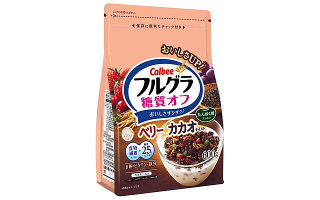 Frugra Calbee Fruit Granola Cereal Berries & Cacao 550g