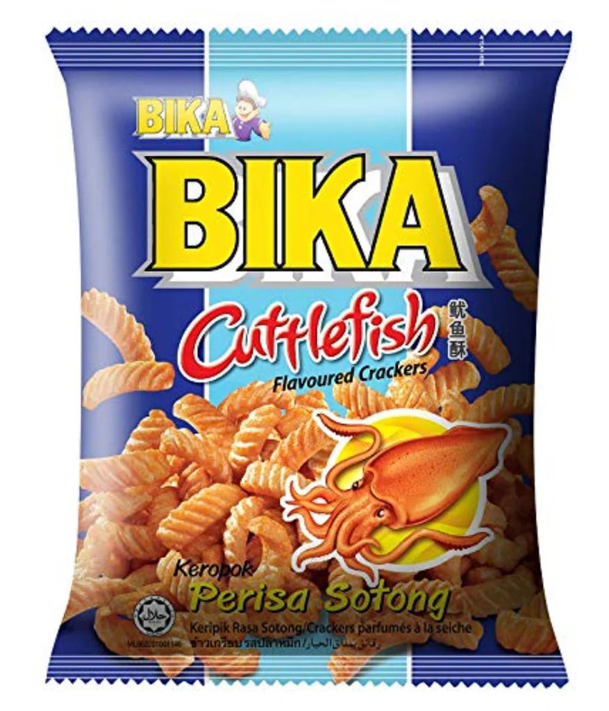 Bika Cuttlefish Crackers 60G