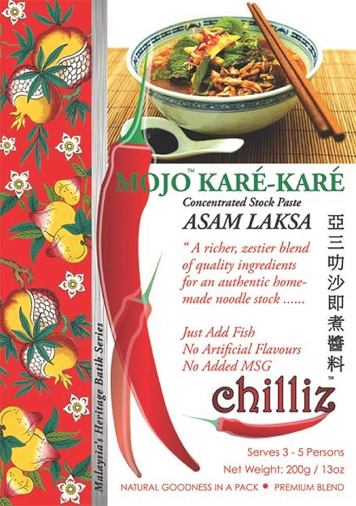 Chilliz Asam Laksa Paste 200g