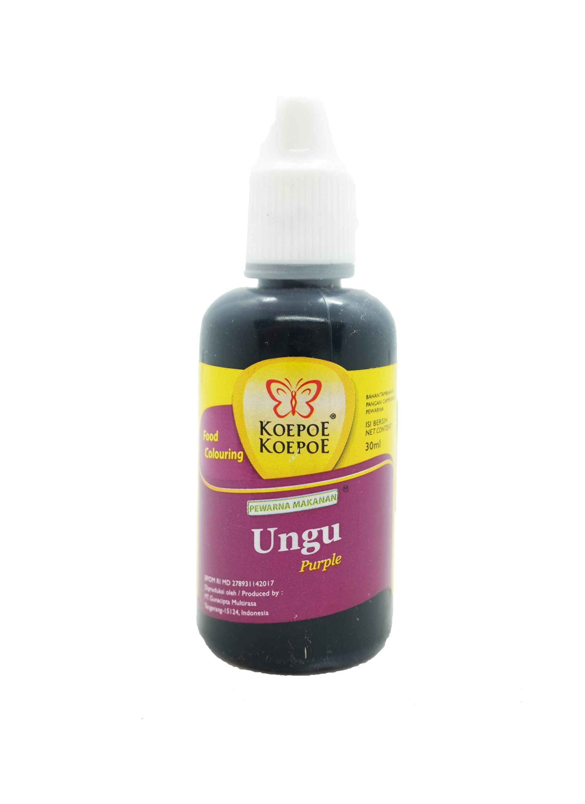 Koepoe Koepoe Pewarna Pangan Ungu (Purple) Food Colouring 30ml
