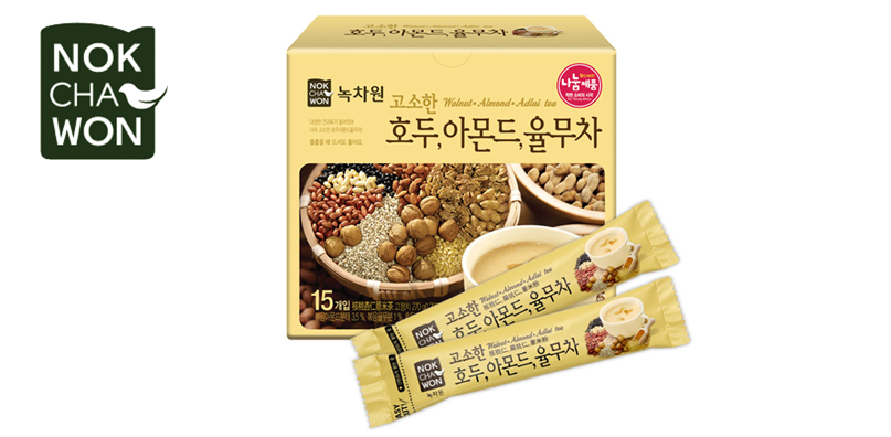 Nokchawon Walnuts & Almonds & Adlay Tea 15*10g