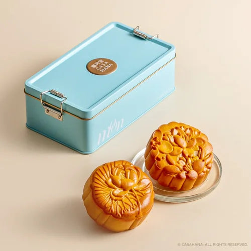 Casa Hana Green Tea Milk & Espresso Chestnut Mooncake 2 Pieces