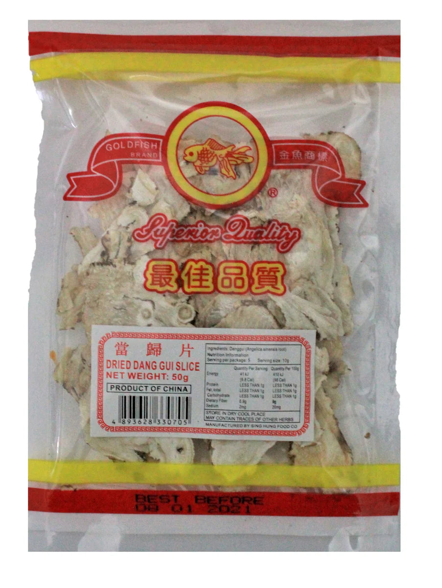 Gold Fish Dried Dang Gui Slice 50g