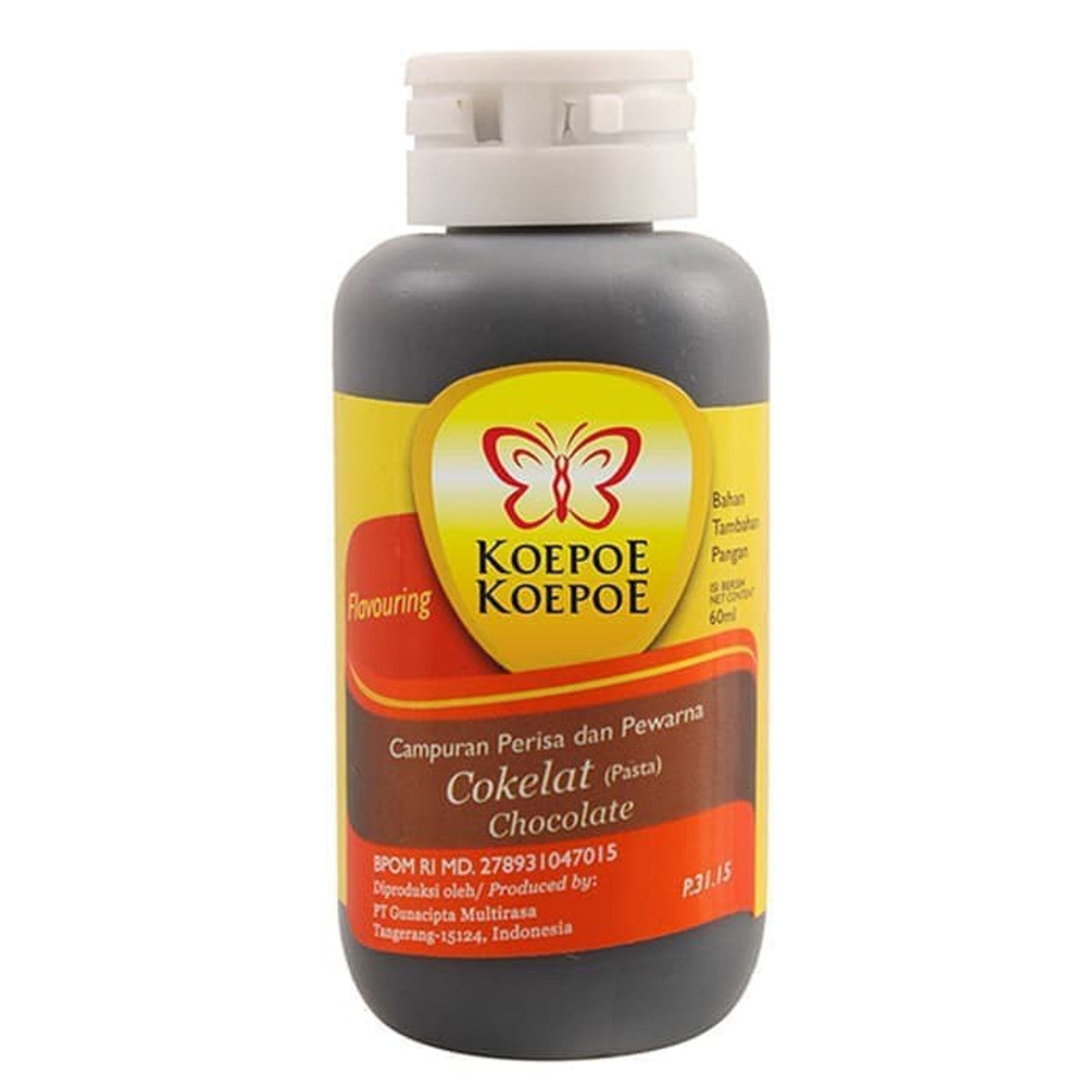 Koepoe Koepoe Pewarna Pangan Cokelat (Chocolate) Food Colouring 60ml