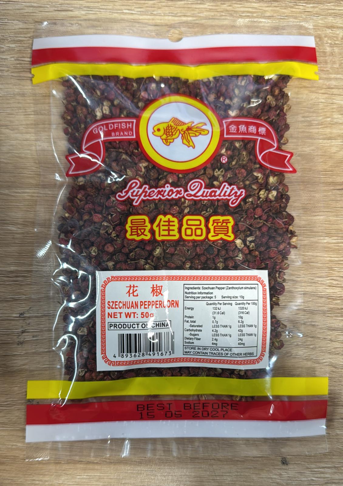 Gold Fish Szechuan Peppercorn 50g